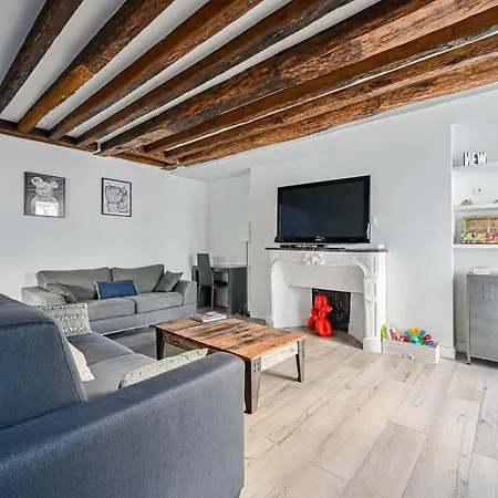 Grand 2 Pieces Typique Du Marais Apartment Paris