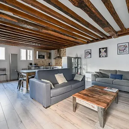 Grand 2 Pieces Typique Du Marais Apartment